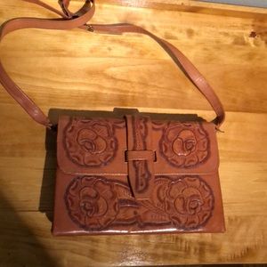 Mexican leather handbag